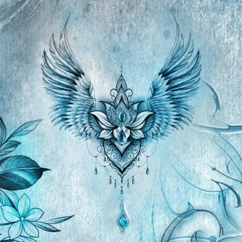 Maritim Tattoo 69.2 - Wings & Flowers (Blue)